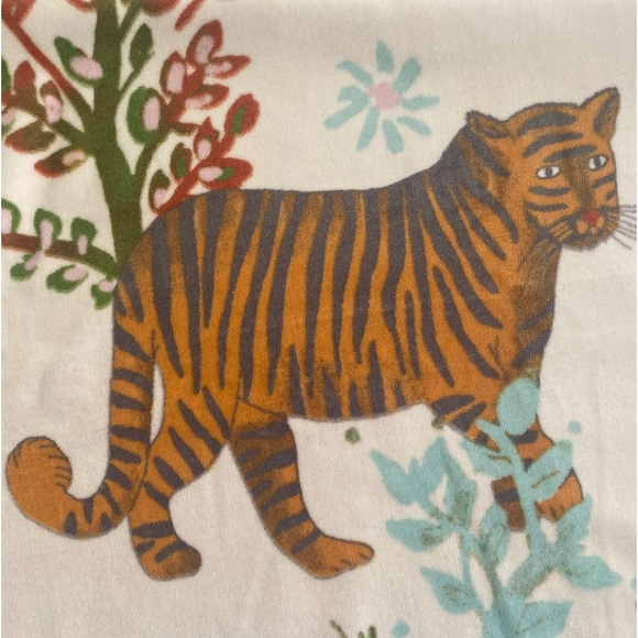 Beach Towel Oversized John Robshaw RAMAN IVORY 40"x70" NWT Extra Soft Animals - Picture 4 of 9